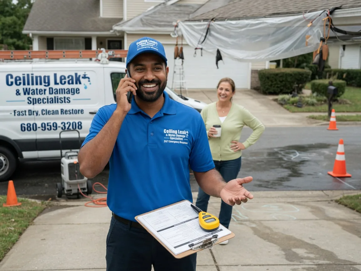 Ceiling Leak Cleanup Whipple, OH FAQs