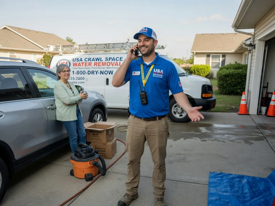 Crawl Space Water Removal Whipple, OH FAQs